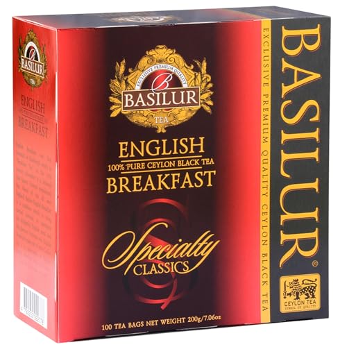 BASILUR English Breakfast- Schwarzer Tee in Beuteln, 100x2g (x1) von sarcia.eu