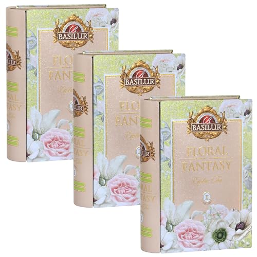 BASILUR Floral Fantasy Volume II - Ceylon Grüner Tee Gunpowder 100 g (3) von sarcia.eu