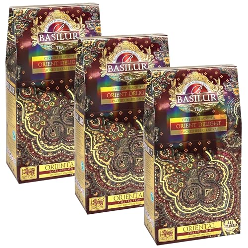 BASILUR Orient Delight Ceylon Schwarzer Blatt-Tee, 100 g (x3) von sarcia.eu