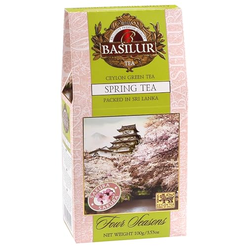 BASILUR Spring Tea Grüner Blatt-Tee mit Zusatz von Ananas, Kirsch, Kornblumen und Kirscharoma 100 g (1) von sarcia.eu