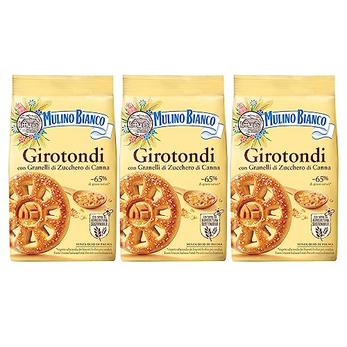 MULINO BIANCO Girotondi - Mürbeteigkekse mit Zucker 350g x 3 Pakete von sarcia.eu