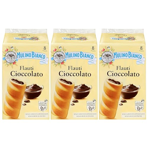 MULINO BIANCO Italienische Kekse 330g (Flauti Ciocciolato, x3) von sarcia.eu