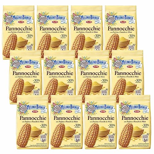 MULINO BIANCO Pannocchie - Knusprige Maiskekse 350g x 12 Pakete von sarcia.eu