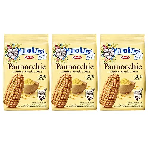 MULINO BIANCO Pannocchie - Knusprige Maiskekse 350g x 3 Pakete von sarcia.eu