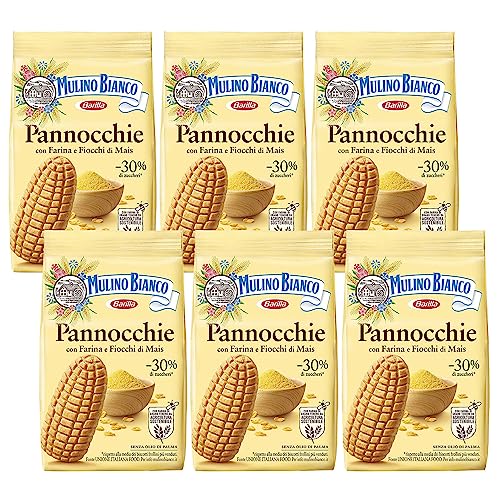 MULINO BIANCO Pannocchie - Knusprige Maiskekse 350g x 6 Pakete von sarcia.eu