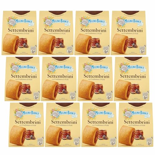 MULINO BIANCO Settembrini - Italienische Mürbekekse mit Feigenkonfitüre 300g (Settembrini, x12) von sarcia.eu