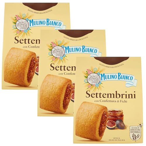 MULINO BIANCO Settembrini - Italienische Mürbekekse mit Feigenkonfitüre 300g (Settembrini, x3) von sarcia.eu