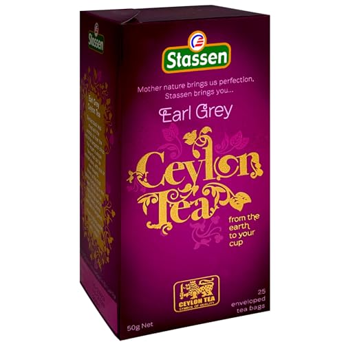 STASSEN Earl Grey Schwarzer Ceylon-Tee mit Bergamotte-Aroma 25 x 2 g (x1) von sarcia.eu