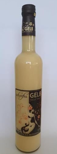 Likör scharfes GELB Gebrannte Mandel (0,5 l / 15% vol.) von scharfes GELB