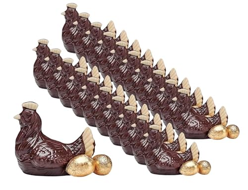 20x 75g Schokoladen-Henne mit Eiern/Osterhase/Schokolade/Oster-Schokolade/verschiedene Figuren zur Auswahl/Ostern von schenken-24