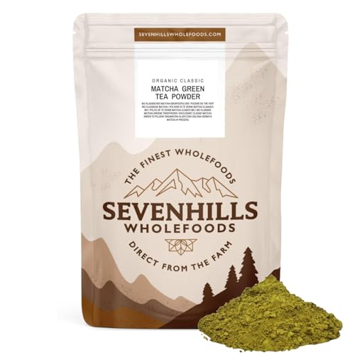 Sevenhills Wholefoods Bio Classic Matcha Grüntee Pulver aus Japan 100g, Uji, Kyoto, Klassiker von sevenhills wholefoods