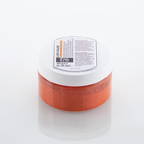 I78 BY SILIKOMART - ORANGE FOODGRADE POWDERED LIPO-COLOR 20GR von silikomart