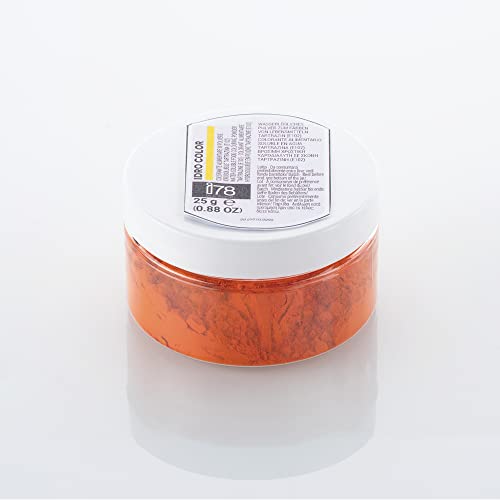 I78 BY SILIKOMART - ORANGE FOODGRADE WATER-SOLUBLE POWDER 25GR von silikomart