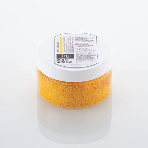 I78 BY SILIKOMART - YELLOW FOODGRADE POWDERED LIPO-COLOR 20GR von silikomart