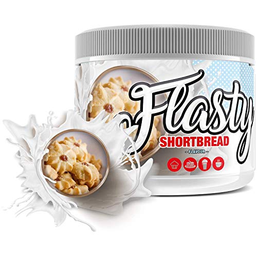 Flasty Geschmackspulver (Buttergebäck) 1 x 250 g Kalorienarmes Flavour Pulver mit Nur ca. 7 kcal pro Portion bringt es Leben in deinen Quark, Joghurt und vielem mehr. von #sinob