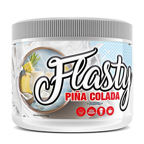 Flasty Geschmackspulver (Pina Colada) 1 x 250g Kalorienarmes Flavour Pulver mit 'Nur 5 kcal pro Portion' bringt es Leben in deinen Quark, Joghurt und vielem mehr. von #sinob