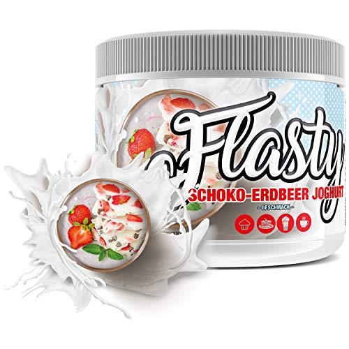 Flasty Geschmackspulver (Schoko Erdbeere Joghurt) 1 x 250g Kalorienarmes Flavour Pulver mit 'Nur ca. 8 kcal pro Portion' bringt es Leben in deinen Quark, Joghurt und vielem mehr. von #sinob