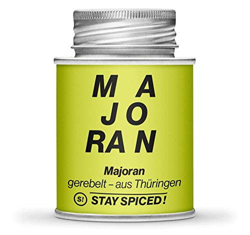 STAY SPICED ! Original Thüringer Majoran I Reingewürze 1. Qualität - gerebelt I 170 ml von stay spiced!