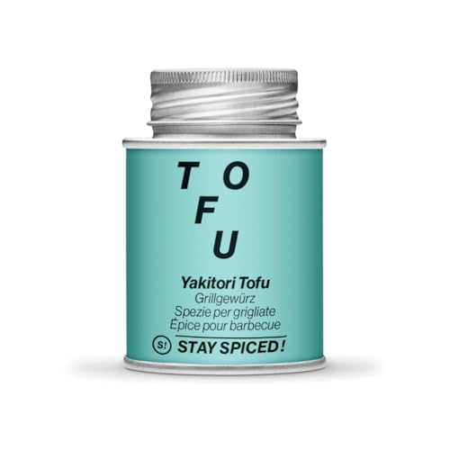 Stay Spiced! Yakitori Tofu - Grillgewürz - Das perfekte Gewürz für Tofu | verpackt in 170ml Schraubdose | Füllgewicht 90g von stay spiced!