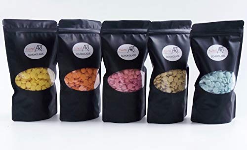 5 Set Aroma Callets 1 kg für Pralinen - Nachspeisen - Desserts von sweetART Germany