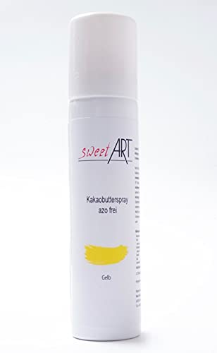 Farbspray Eigelb 100 ml Kakaobutter Velvet von sweetART Germany