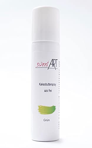 Farbspray Grün 100 ml Kakaobutter Velvet von sweetART Germany