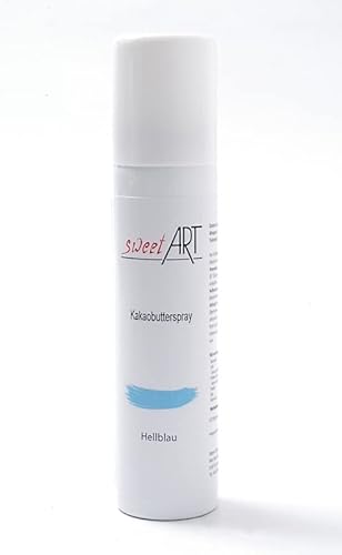 Farbspray Hellblau 100 ml Kakaobutter Velvet von sweetART Germany