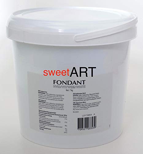 Fondant 5 kg PREMIUM Weiss von sweetART Germany