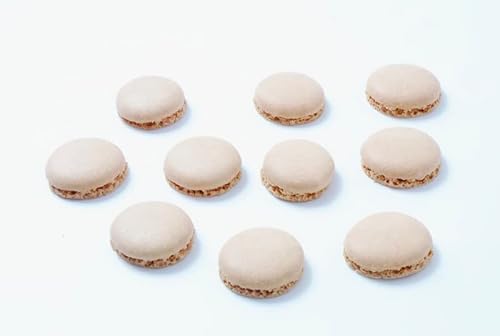 Macarons Beige/hellbraun 48 Stk. bereits fertig gebacken, zum selbst befüllen von sweetART Germany