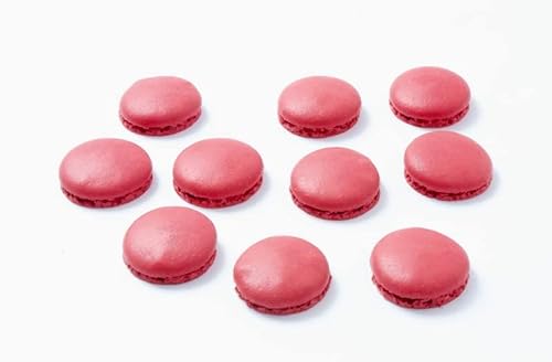 Macarons rot 48 Stk. bereits fertig gebacken, zum selbst befüllen von sweetART Germany