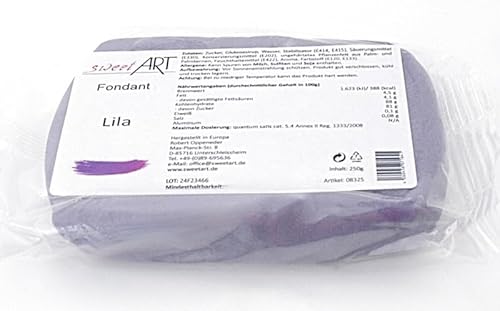 Rollfondant sweetArt 250 g Lila von sweetART Germany