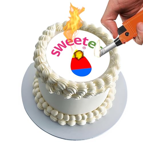 Sweetec Burn Away Cake Individuell Set 2 Tortenaufleger Rund 10-28cm ⌀ zuckerpapier fur geburstag personalisiert mit eigenes foto bedrucken für torte essbare kuchen deko esspapier cake topper bild von sweetec