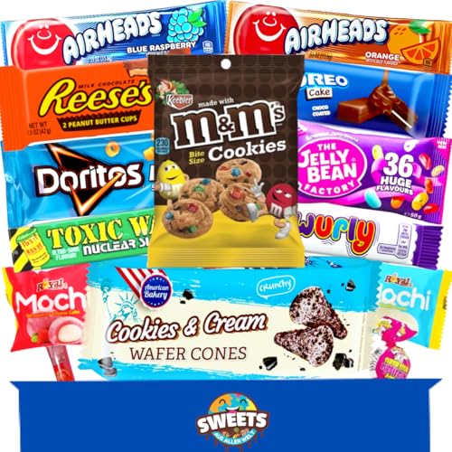 Amerikanische Süßigkeiten Box mit leckeren USA Snacks - Süßigkeiten aus aller Welt - American Candy Box von Sweets aus aller Welt (M) von sweets aus aller welt