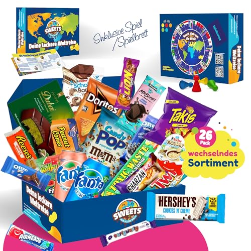 Amerikanische Süßigkeiten Box von sweets aus aller welt