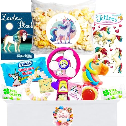 Schultüte Füllung für Mädchen - Schulanfang Einschulung Box mit Snacks, Spielzeug & Süßigkeiten - Das perfekte Einschulung Geschenk - Zuckertüten Füllung - Geschenke zum Schulbeginn Mädchen von sweets aus aller welt