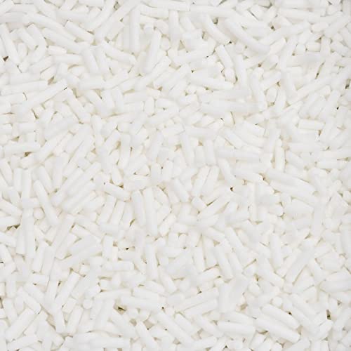 AC Food Crafting Bulk Polished Jimmies 25lbs-White SP10619 von sweetshop