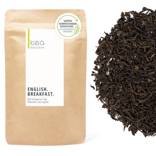 English Breakfast Tea lose | Ceylon Schwarzer Tee FBOP vom Ahinsa Projekt in Sri Lanka | mild-würzig, malzig | 125g - tea exclusive von tea exclusive