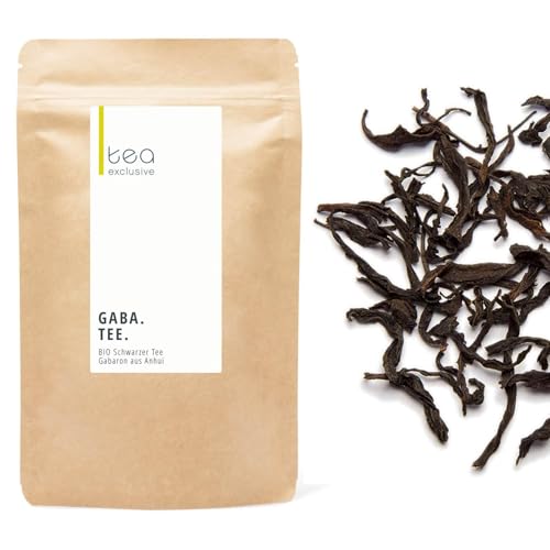 GABA Tee BIO (80g Dose) | Imperial Edition | Schwarzer Tee Gabaron Spezialität (Gabalon Tee/Gabaron Tee) | angenehm süßlich | ökologischer Anbau - tea exclusive von tea exclusive