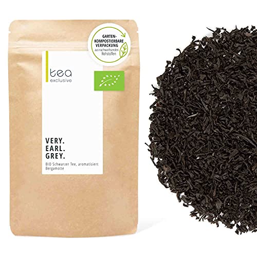 Very Earl Grey BIO | Luxuriöser Ceylon Schwarzer Tee für Kenner | erntefrisch mit Bio Bergamotte-Öl | Neukomposition | 100g loser Tee - tea exclusive von tea exclusive