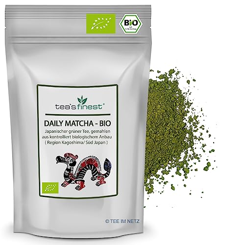 Daily Matcha - BIO, 100 Gramm, (100% japanischer Grüntee aus kbA) von tea`s finest