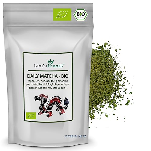 Daily Matcha - BIO, 50 Gramm, (100% japanischer Grüntee aus kbA) von tea`s finest