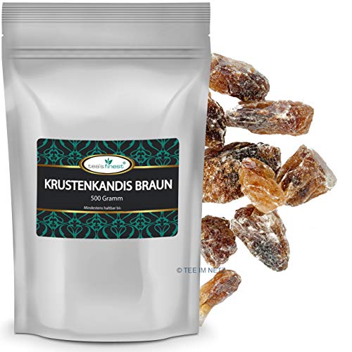 Krustenkandis braun / Nachfüllbeutel (500 Gramm) von tea`s finest