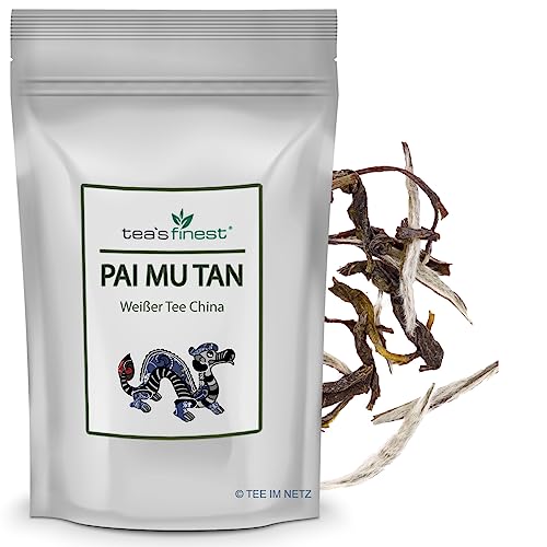 tea`s finest® Pai Mu Tan - Weißer Tee - Premium Qualität (500 Gramm) von tea`s finest