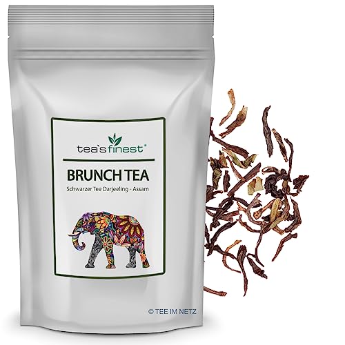 tea`s finest® Schwarzer Tee - Brunch Tea (Darjeeling/Assam) (250 Gramm) von tea`s finest