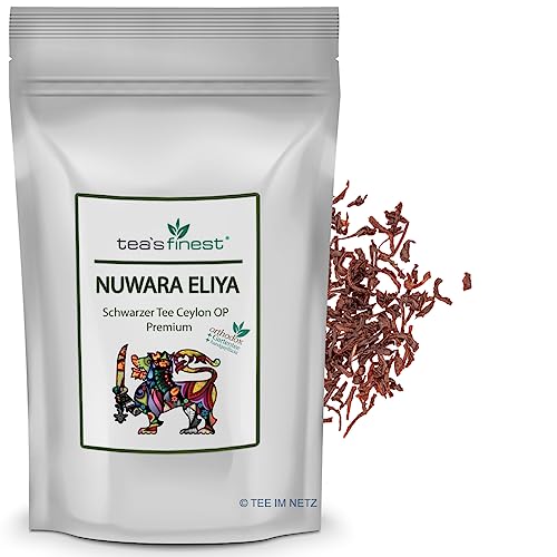 tea`s finest® Nuwara Eliya Ceylon OP Premium - Schwarzer Tee (1000 Gramm) von tea`s finest