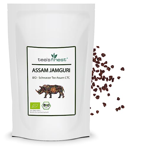 tea`s finest® Schwarzer Tee - Assam Jamguri CTC - BIO (500 Gramm) von tea`s finest