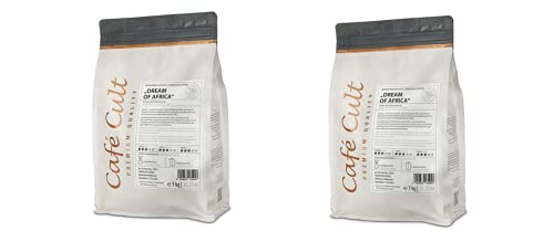 2 X NEU teemando® Kaffee Äthiopien Sidamo "Dream of Africa" in 1 kg Tüte, ganze Bohne = 2 kg von Teemando