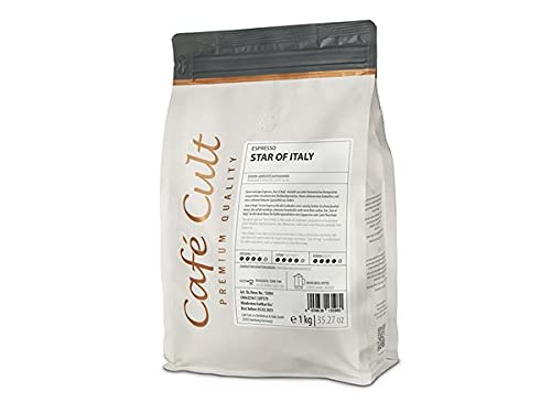 NEU teemando® Espresso "Star of Italy" in 1 kg Tüte, ganze Bohne von Teemando