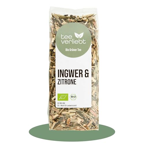 teeverliebt - Ingwer & Zitrone Bio loser Grüntee | 90g von teeverliebt