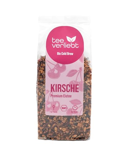 teeverliebt – Kirsche Bio Cold Brew | 100g | Premium Bio Eistee von teeverliebt